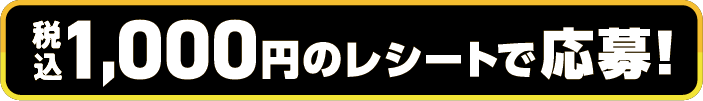 税込1,000円のレシートで応募!