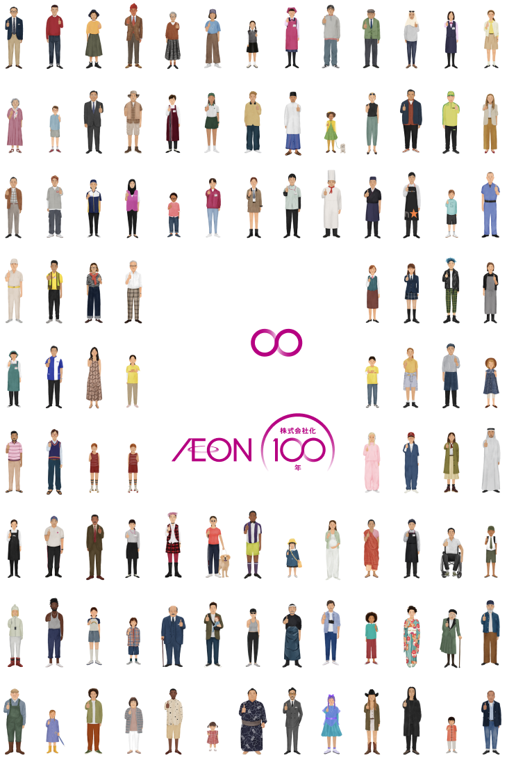 CHANGE for GOOD, Together AEON 株式会社化100年