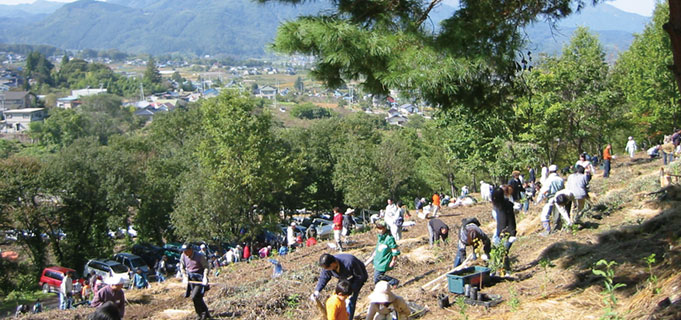 Nagano "Adopt a Forest" Tree planting Project