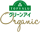 トップバリュ グリーンアイ オーガニック ロゴ画像