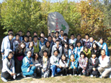 10月13日、万里の長城周辺にて植樹活動を実施