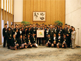 10月26日、首相官邸へ松野官房副長官を訪問