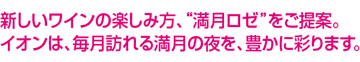 新しいワインの楽しみ方、