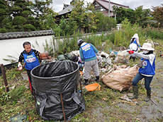 お寺での不法投棄の処理