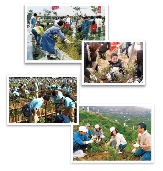 植樹祭の様子